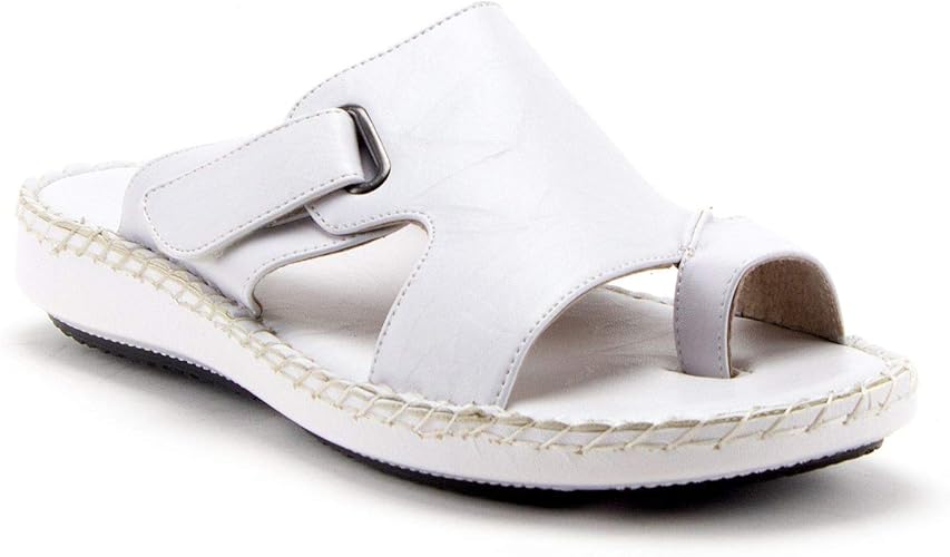 mens white dress sandals