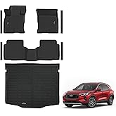 Floor Mats & Cargo Liner Custom Fit for Ford Escape Gas 2020-2025 2026 (NOT Fit Hybrid) All Weather TPE Rubber Trunk Mat Anti-Slip Full Set Automotive Floor Liners for Escape 2025 Accessories