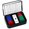 Bilywey Left Right Center Dice Game Set with 3 Dices + 36 Chips (Mix)