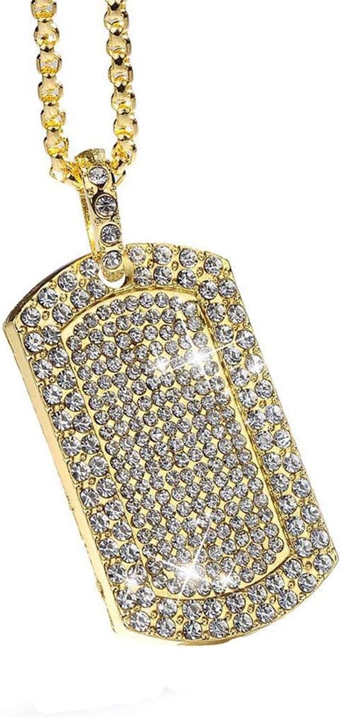 glitzy dog tags