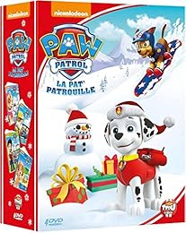 Paw Patrol, La Pat' Patrouille - Le Coffret 4 Dvd : Une Nouvelle Amie + Bienvenue Ruben ! + Tous À L'eau ! + Une Équipe De Champions - Pack