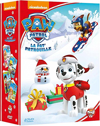 Paw Patrol, La Pat' Patrouille - Le Coffret 4 Dvd : Une Nouvelle Amie + Bienvenue Ruben ! + Tous À L'eau ! + Une Équipe De Champions - Pack