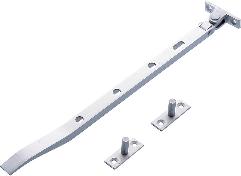 Merriway BH01589 Aluminium Window Casement Stay 250mm Grey