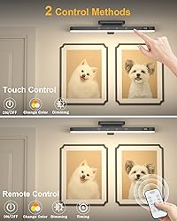 WILLED 5W Picture Lights, 3 Colors Rechargeable