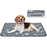 Niubya Washable Pee Pads for Dogs, Fast Absorbing Reusable Puppy Training Pad, Waterproof Doggie Whelping Pad, Non Slip 100% 