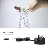 Lepro LED Strip Light 5M 300 LEDs 1650lm 12V Dimmable Cool White 6000K view 7