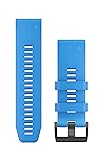 Garmin Quickfit Watch Band, Cyan Blue Silicone, 26mm