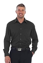 Gioberti Men's Long Sleeve Solid Dress