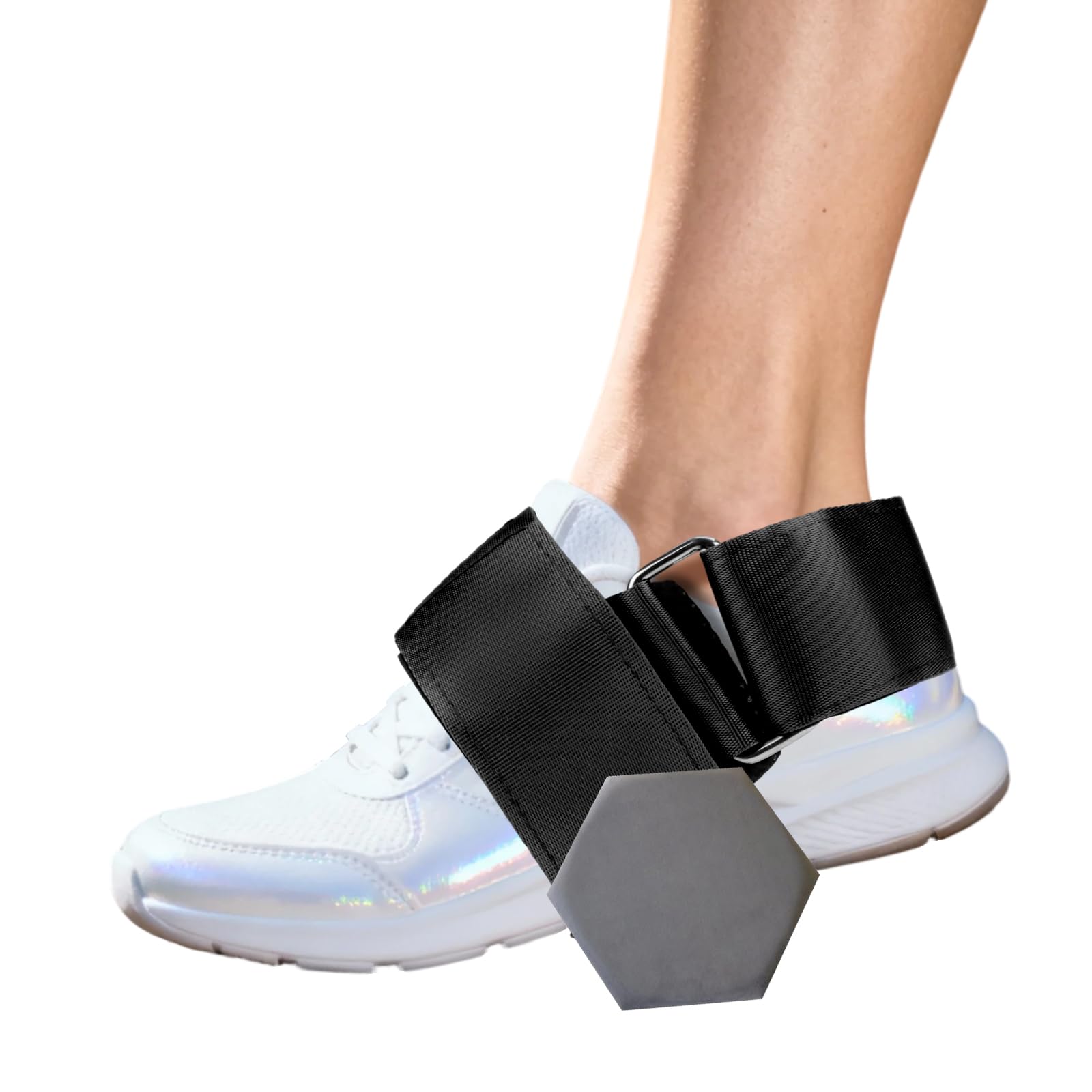 Fitness Tibialis Trainer Dumbbell Foot Strap - Monkey Feet Dumbbell Leg Muscles Strength Suitable For Home Leg Training Ankle Weights (Black)