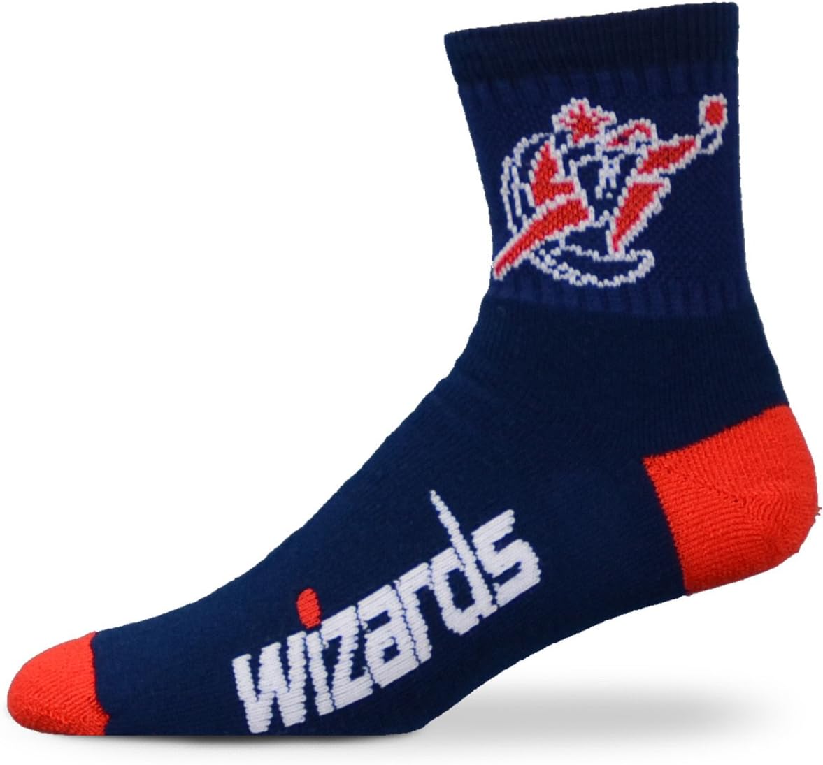 For Bare Feet Washington Wizards Team Color Quarter Socks