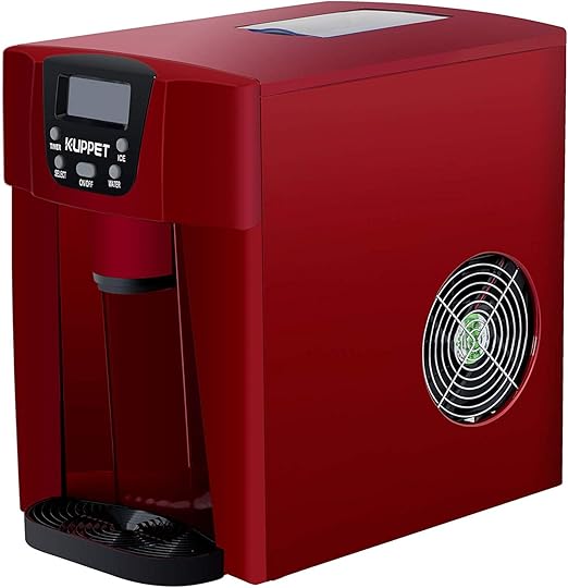 Amazon Com Kuppet 2 In 1 Countertop Ice Maker Water Dispenser