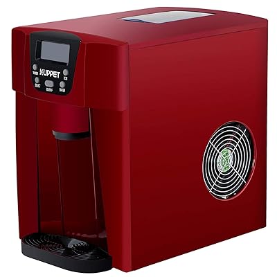 KUPPET 2 in 1 Countertop Ice Maker Water Dispenser 36 lbs Per Day