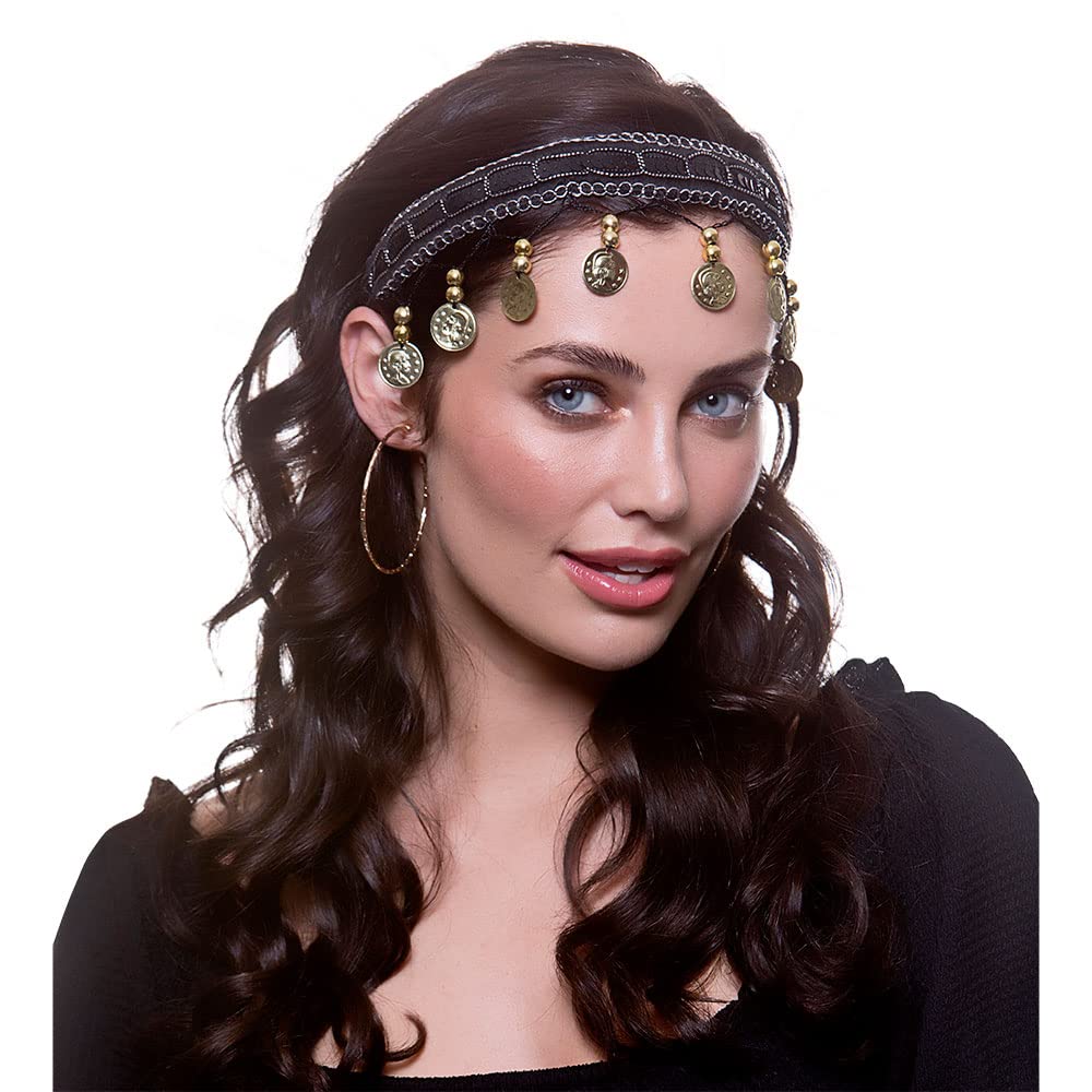 Wicked Costumes Gypsy Fortune Teller Coin Headband Adult Fancy Dress Accessory
