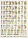 Fancy! Mix! Number 1-0 Colorful No.1, Sparkle Sticker-5 Sheet