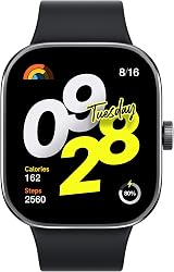 Redmi Watch 4 Smartwatch 1.97in AMOLED GNSS Bluetooth Calling 5ATM Midnight view 2