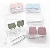 Howinn Contact Lens Case, Travel Size Cute Flip Top Contact Lenses Applicator Remover Tool Kit for Daily Outdoor (5 Pack)