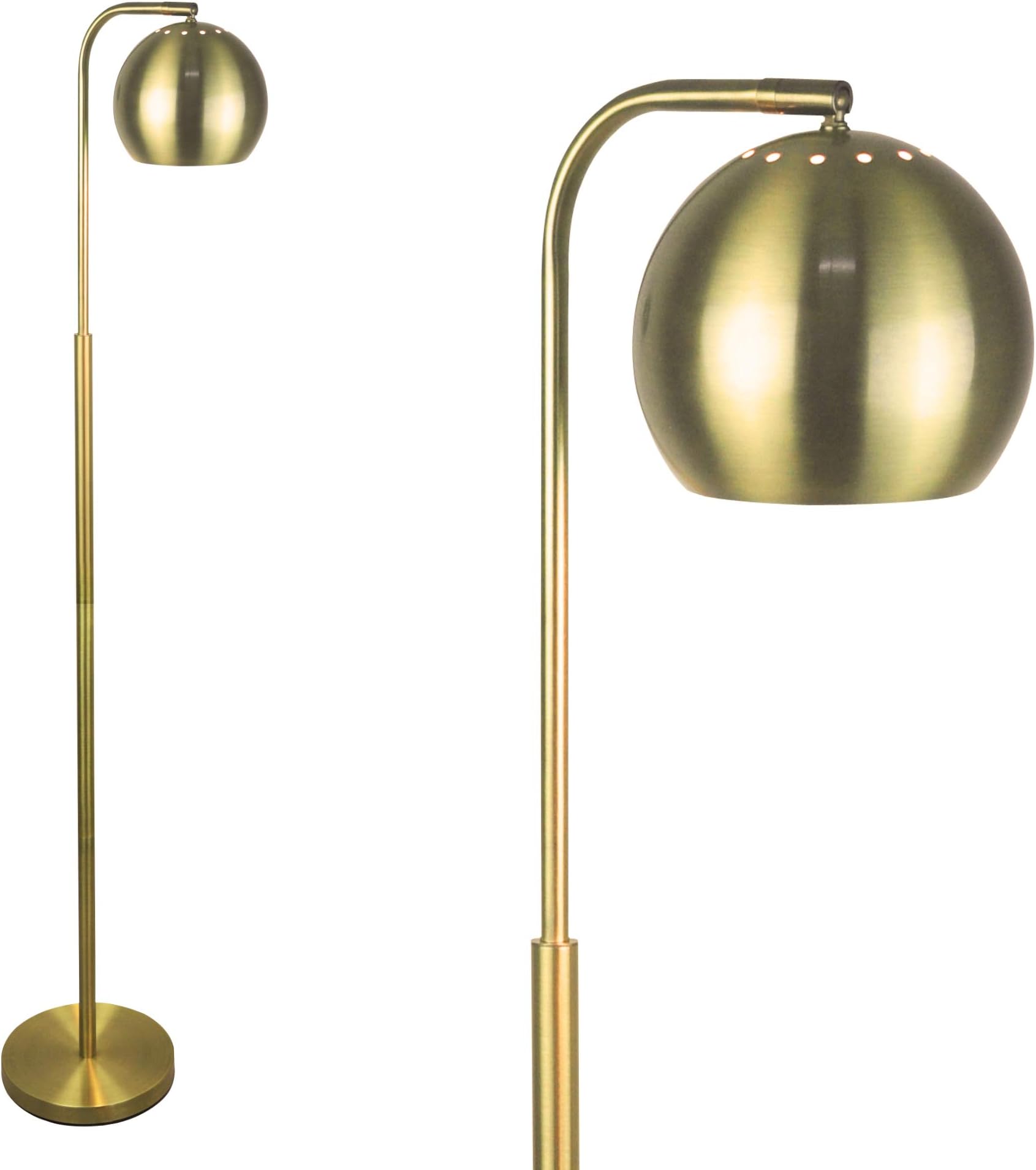 Reading Floor Lamp by LightAccents Mid Century Modern Decor