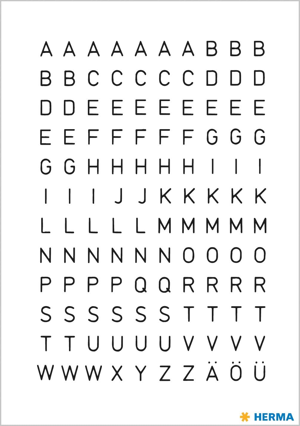 Herma Weatherproof Letters 5 mm Black - Image 3