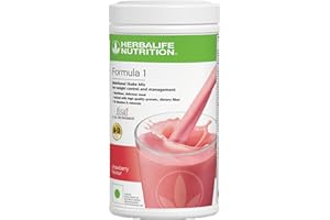 Herbalife Formula 1 Shake Nutritional Mix - 500 Grams - Healthy F1 Nutritional Meal Replacement Protein Powder Diet - Weight Loss Supplements for Men and Women (Strawberry)