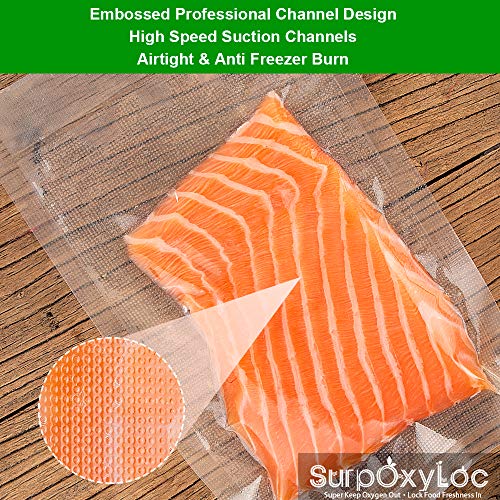 Premium!! 200 Gallon Size11"x16"Vacuum Freezer Sealer Bags for Food