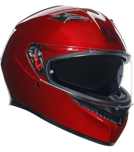 Amazon.com: AGV K3 Birdy 2.0 Motorcycle Helmet Gray/Yellow/Red XL