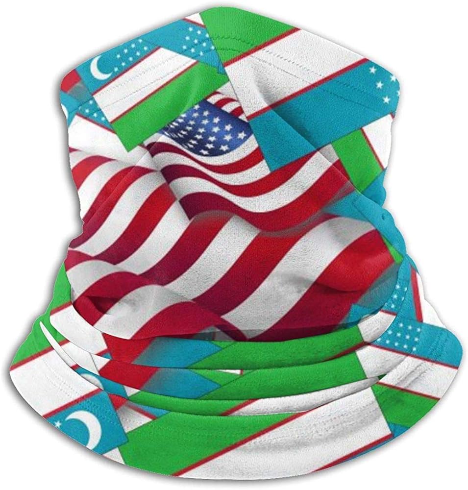 Not Applicable Bandera De Uzbekistán Con Bandera De Estados Unidos ...