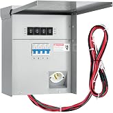 briidea Home Integration Generator Transfer Switch Kit, 15 Amp 120V 4-Circuit Indoor/Outdoor Generator Transfer Switches with IP 67 Waterproof, Prewired, All Ready for a Next Power Outage