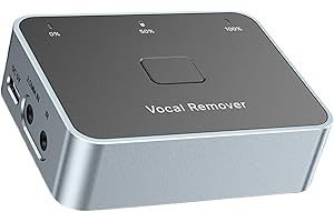 Accuracy Vocal Elimination Module 3.5mm to 6.35mm Sound Interfaces with Blue LED Display & Wide Compatibility for Music Vocal