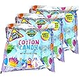 Lupy Lups! Cotton Candy Party Pack – 0.5 oz Each, Individually Wrapped Small bags – Perfect for Stockings, Treats, Party Favors, Buffet Tables, and Piñatas