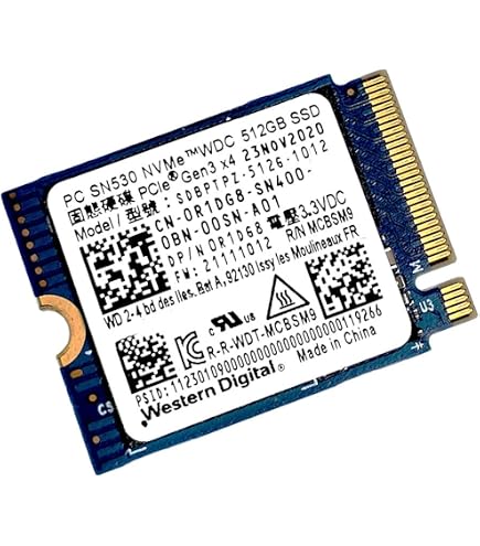 Amazon.com: Western Digital 512GB SSD PC SN530 M.2 2230 30mm PCIe