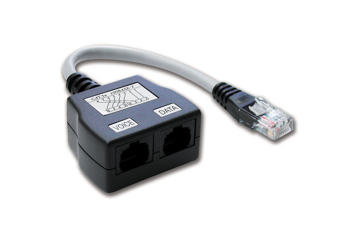 KAUDEN SM102N/6/G CAT5e Line Splitter
