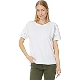 Mod-O-Doc Women's Embroidered Short Sleeve Crew Tee