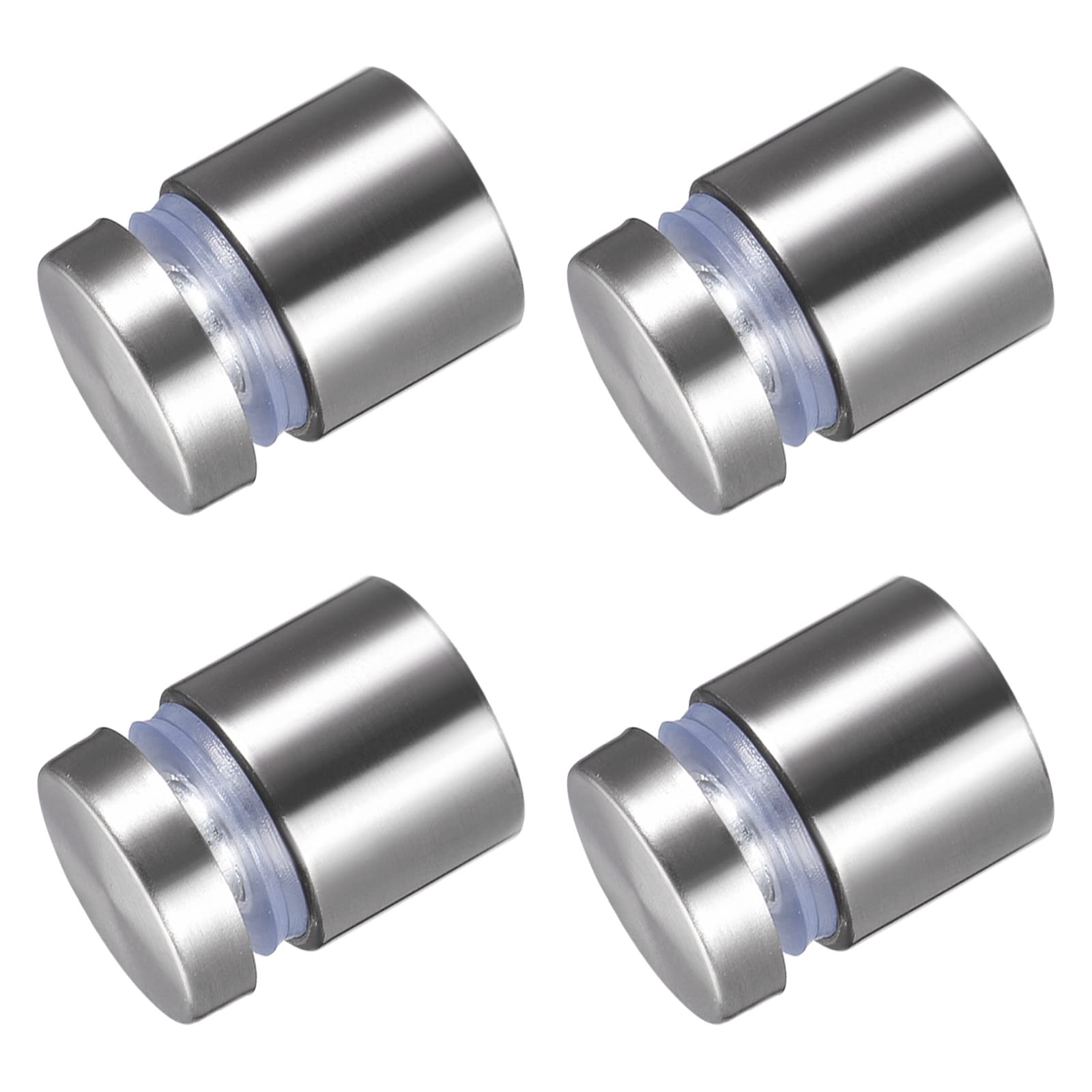 METALLIXITY Sign Standoff Screws (19x25mm) 4pcs, Stainless Steel Advertising Screws Glass Acrylic Nail - for Picture Frame Sign Displays