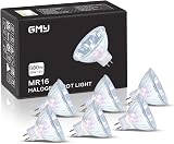 GMY 4000 Hrs MR16 50W 12V Dimmable GU5.3 36° 3000K Warm White 6 Pack