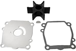 MARKGOO 17400-87E04 Water Pump Impeller Repair Kit for Suzuki Outboard 60 70 90 100 HP DF60 DF70 DT90 DT100 Boat Motor Engine Parts Replacement 17400-87E03 Johnson Evinrude Sierra Marine 18-3254