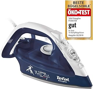 Tefal Durilium Pro Bügeleisen Dampfbügeleisen mit 150g Dampfstoß, Testsieger 2019 mit bester Bügelsohle (Durilium AirGlide Sohle mit drei Dampfzonen, 2400 W, Selbstreinigungsfunktion, Antikalk-System)