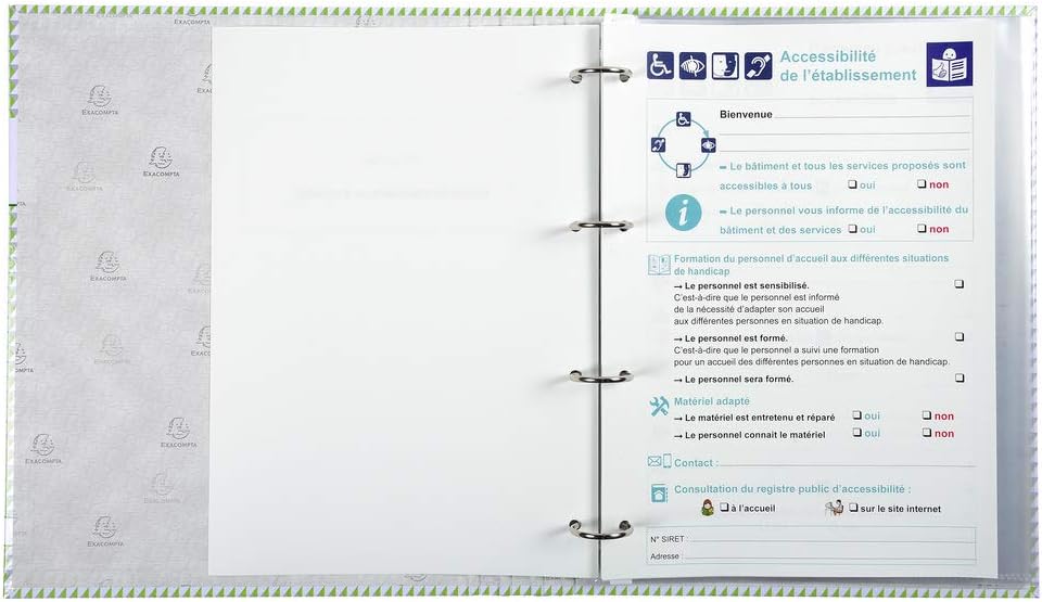 Exacompta - Ref. 6624E - 1 Public Registry of Accessibility (ERP), 32x26,6 - Image 5