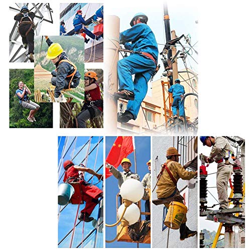 XBSXP Baugeschirr, Dachschutzgurt Absturzsicherung Ganzkörpersicherheitsgurt Universal, für Industrie, BAU, Luftarbeiten… – Bild 6