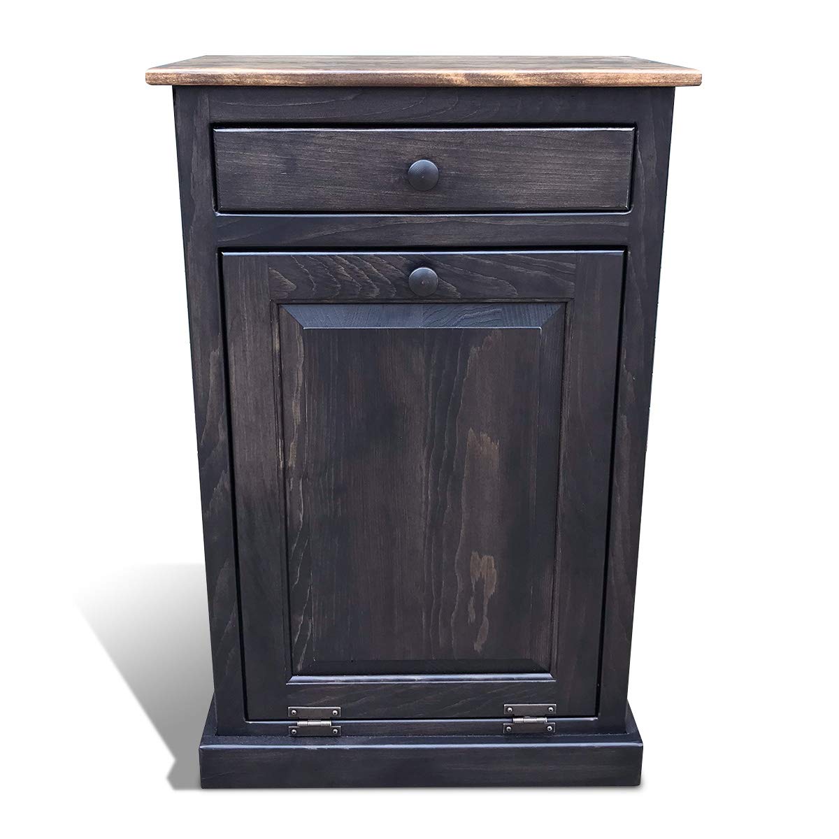 Peaceful Classics Trash Bin Handmade Solid Wood Hideaway