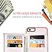 LAMEEKU iPhone 6S Plus Wallet Case, iPhone 6 Plus Card Holder Case, Leather Cases with Protective Credit Card Slot Zipper Pocket Wallet Back Flip for Apple iPhone 6S Plus / 6 Plus 5.5