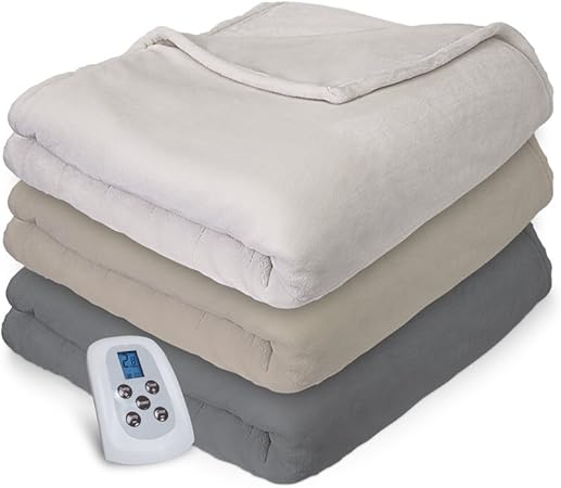 Amazon Com Biddeford Heated Quilted Mattress Pad Queen Home Kitchen