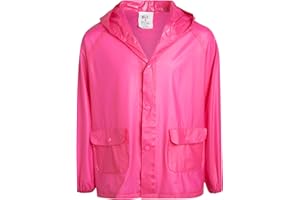 Lilly of New York Girls' Raincoat - Waterproof Rain Jacket - Hooded Slicker Raincoat for Infants, Toddlers, Girls (12M-6)