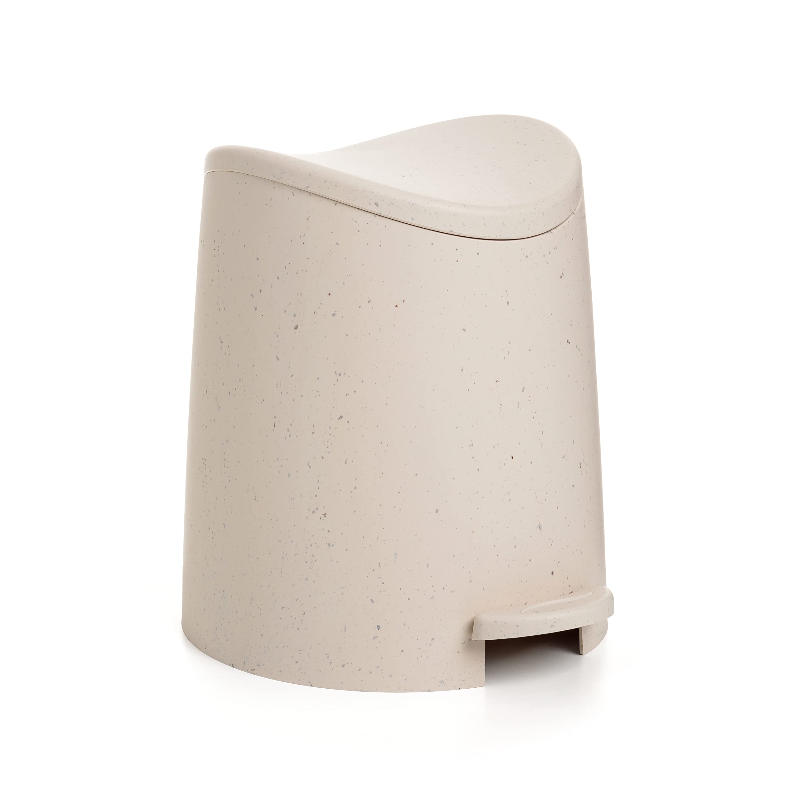 TATAY Bathroom Bin with Standard Pedal 3L | Practical and Functional Design | Made from Highly Resistant Materials | Compact and Easy to Use | Made in Spain | 19 x 21,8 x 22,1 cm – Ecohome