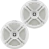 DTI DS77MR 7.7-Inch 240 Watts Max Power 2-Way Marine Boat Water Resistant High Power Audio Stereo Coaxial Speaker System (Whi