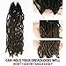 FASHION IDOL Nu Faux Locs Crochet Hair 6 Bundles Natural Wavy Soft Locs Crochet Hair 18 Inch Crochet Dreadlocks Extensions BROWN OMBRE (TT4/BROWN)