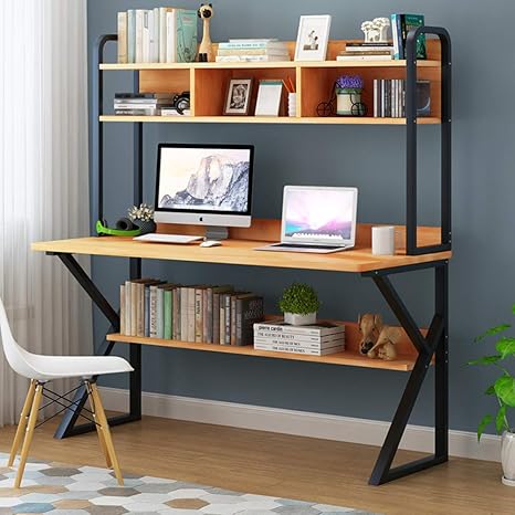 bookshelf desk