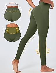 Ewedoos Compression Leggings with Pockets for Women