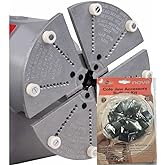 NOVA 6006 8" Cole Jaw Set For NOVA Wood Lathe Chucks Bundled With Accessory Buffer Kit (6030)