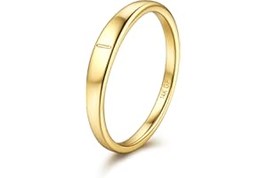 FIASASO 14K Gold Filled Initial Ring for Women Teen Dainty Gold Ring Non Tarnish Simple Letter Band Rings Signet Ring Stackable Thin Pinky Alphabet Thumb Rings Initial Jewelry Gifts Size 6 7 8 9 10