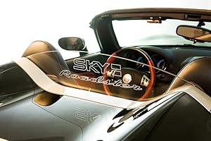 DEFLECTAIR() - Wind Deflector for Saturn Sky Convertible - Clear w/Sky Roadster Engraving